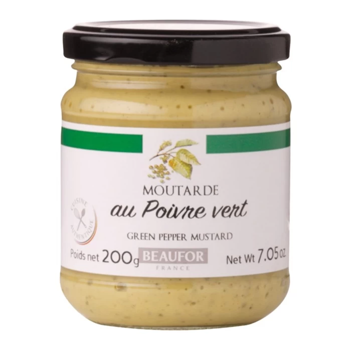 BEAUFOR GREEN PEPPER MUSTARD 200gr